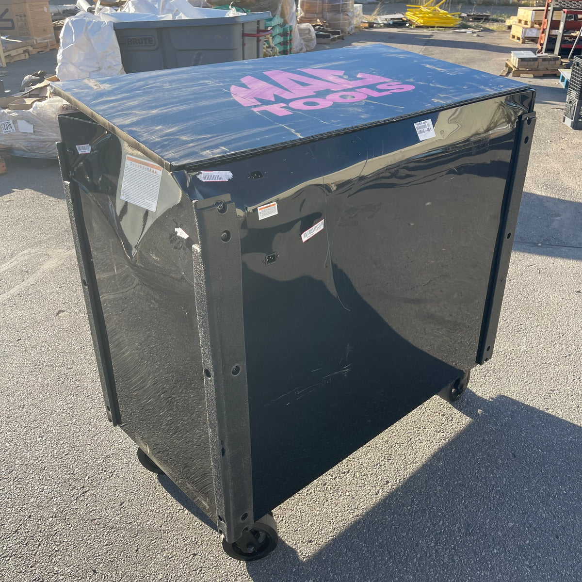 MAC TOOLS 7-Drawer Vertical Power Drawer Cart Black w/ Pink Cancer Awareness Decals