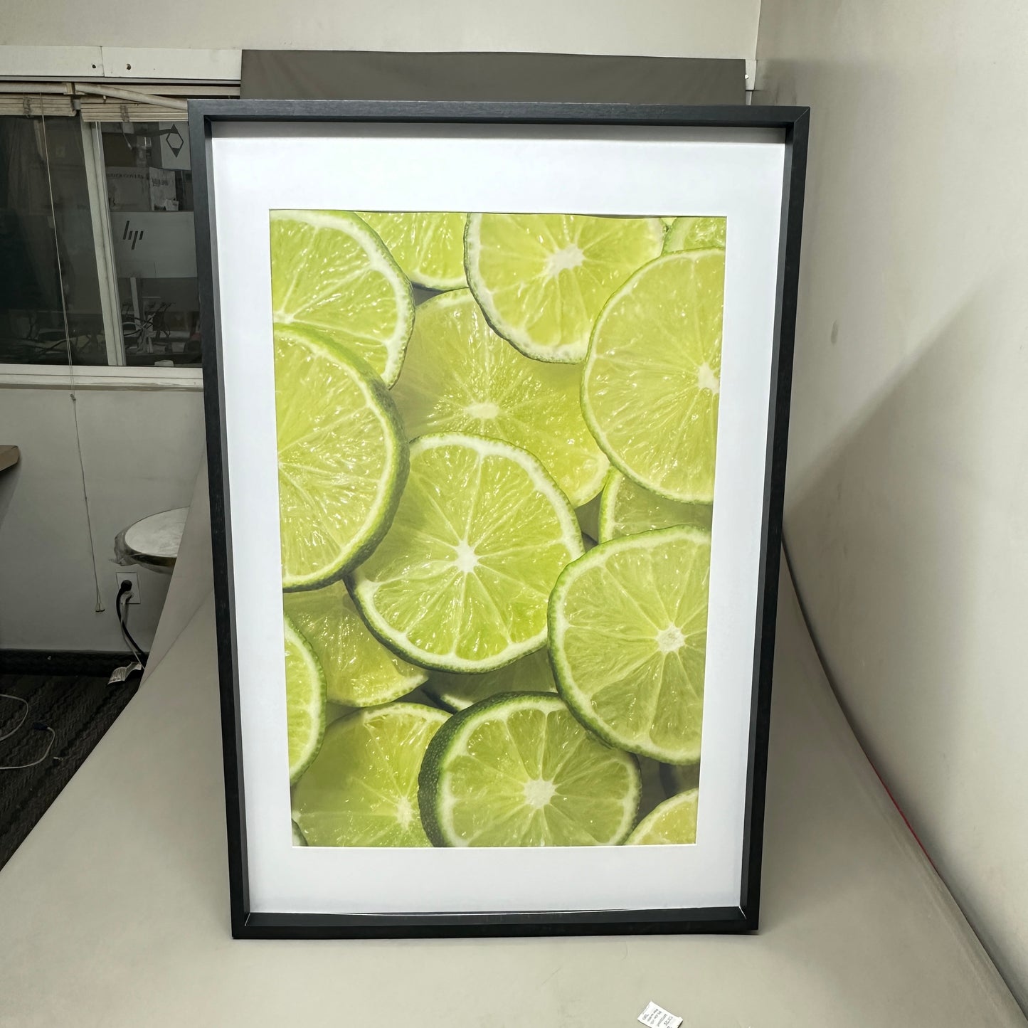 36" x 34" LEMON ART Printed Wall Frame Decorative Wall Art New Other