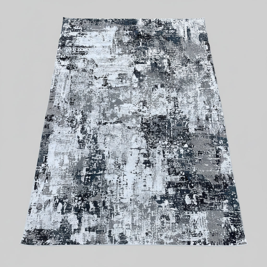ZA@ THOMASVILLE Large Low Pile Area Rug See Images for Size Blue/White/Black