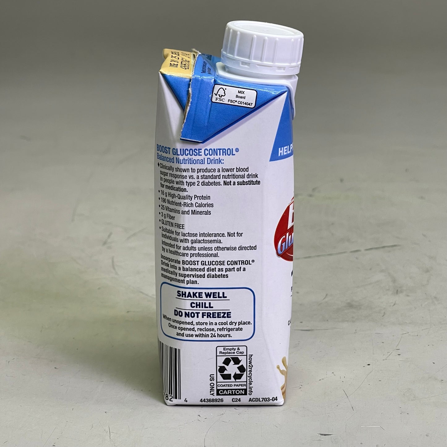 ZA@ NESTLE (24 Pack) Boost Breeze Very Vanilla Flavor 8 fl oz BB 12/25