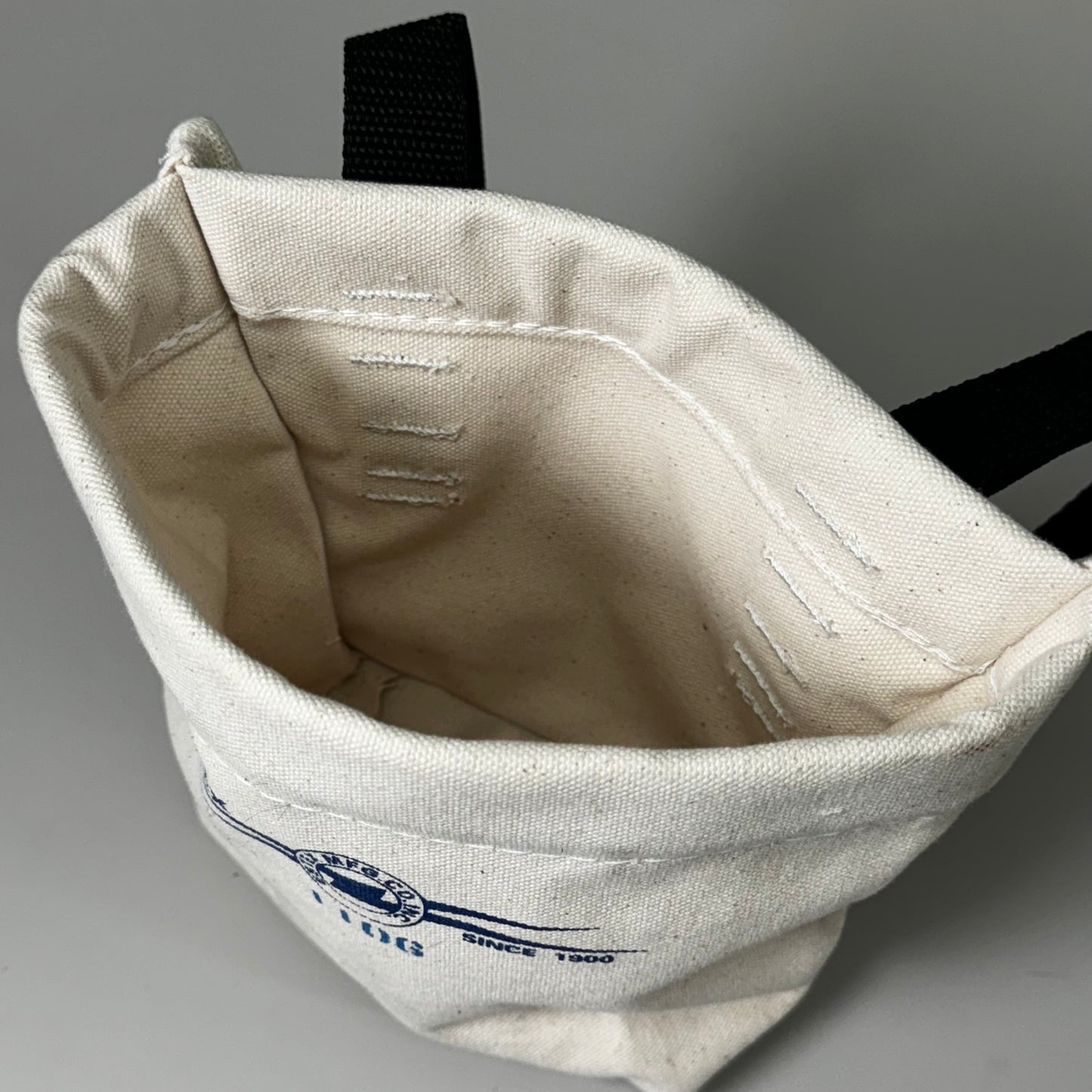 ESTEX Canvas Nut & Bolt Bag Tool Pouch w/ Quick-Release Snaps 13 oz Off White 1106