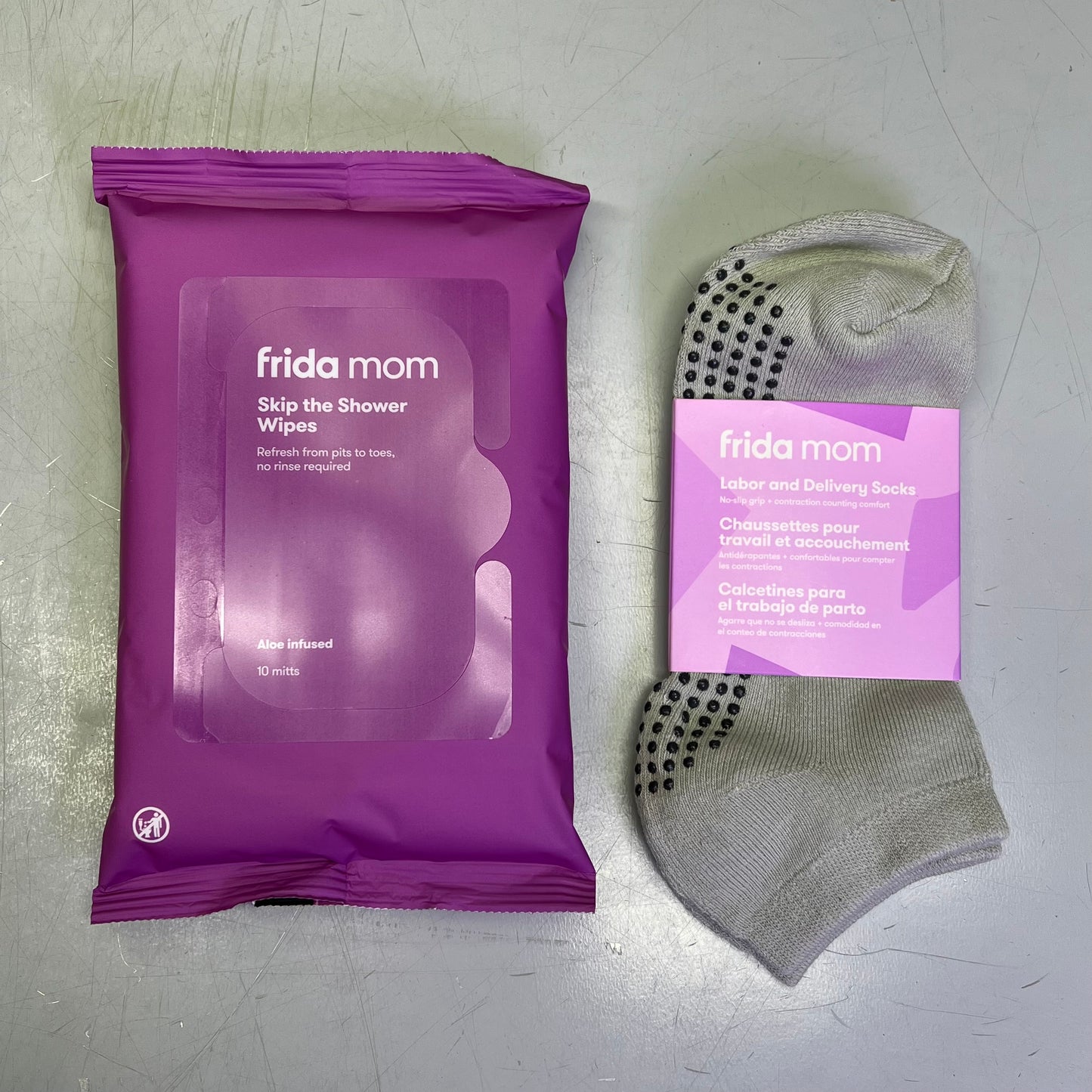 FRIDA MOM (19 PIECE KIT) C-Section Recovery Kit Day To Night Care Grey 773981