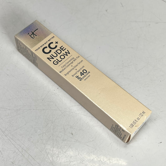 IT COSMETICS Cc+ Nude Glow Lightweight Foundation W/ Spf 40 1.08 fl oz Medium