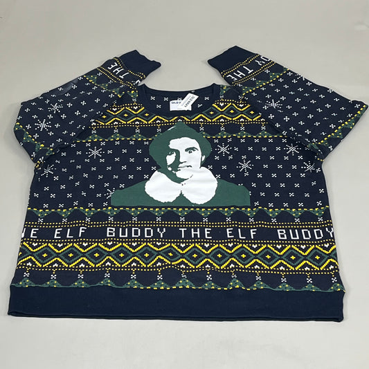 OLD NAVY Men's Christmas Holiday Elf Sweater Sz XL Navy/Green 572579-00-1