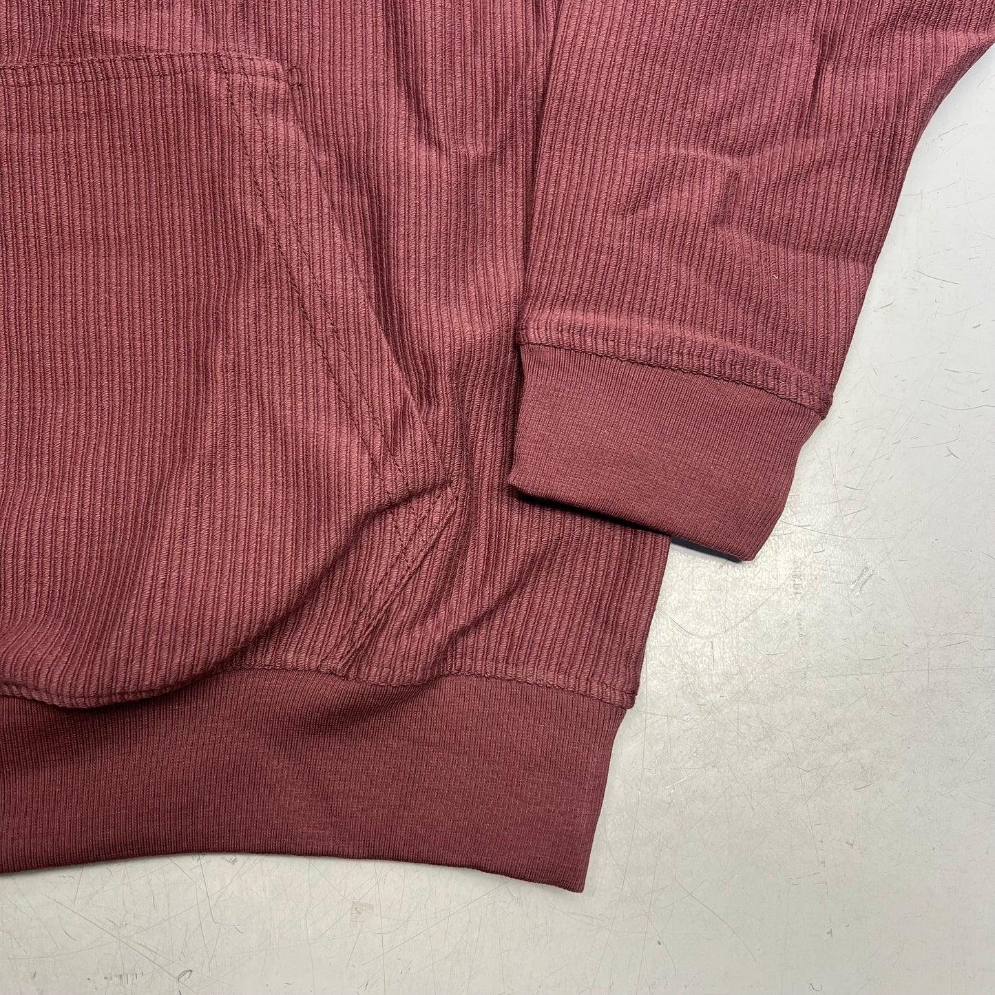 OUTFITTER TRADING CO Juneau Alaska Ribbed Souvenir Hoodie Women's Sz S Maroon