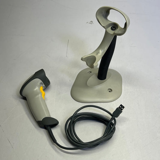 SYMBOL TECHNOLOGYS Barcode Scanner 1d W/ Cable & Stand Tan LS2208-SR20001R