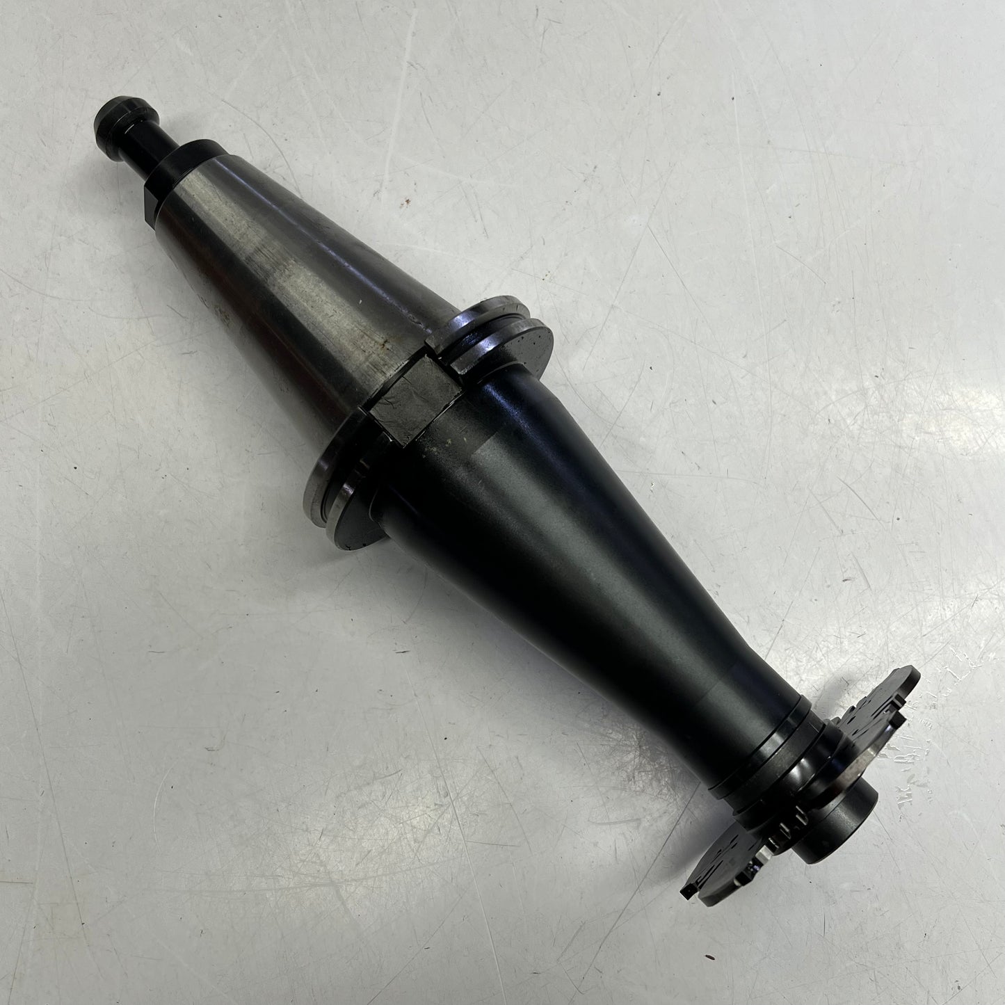 Tool Holder & Flower Shaped Cutting Attachment for CNC Machining ~1-1/2" (Used)