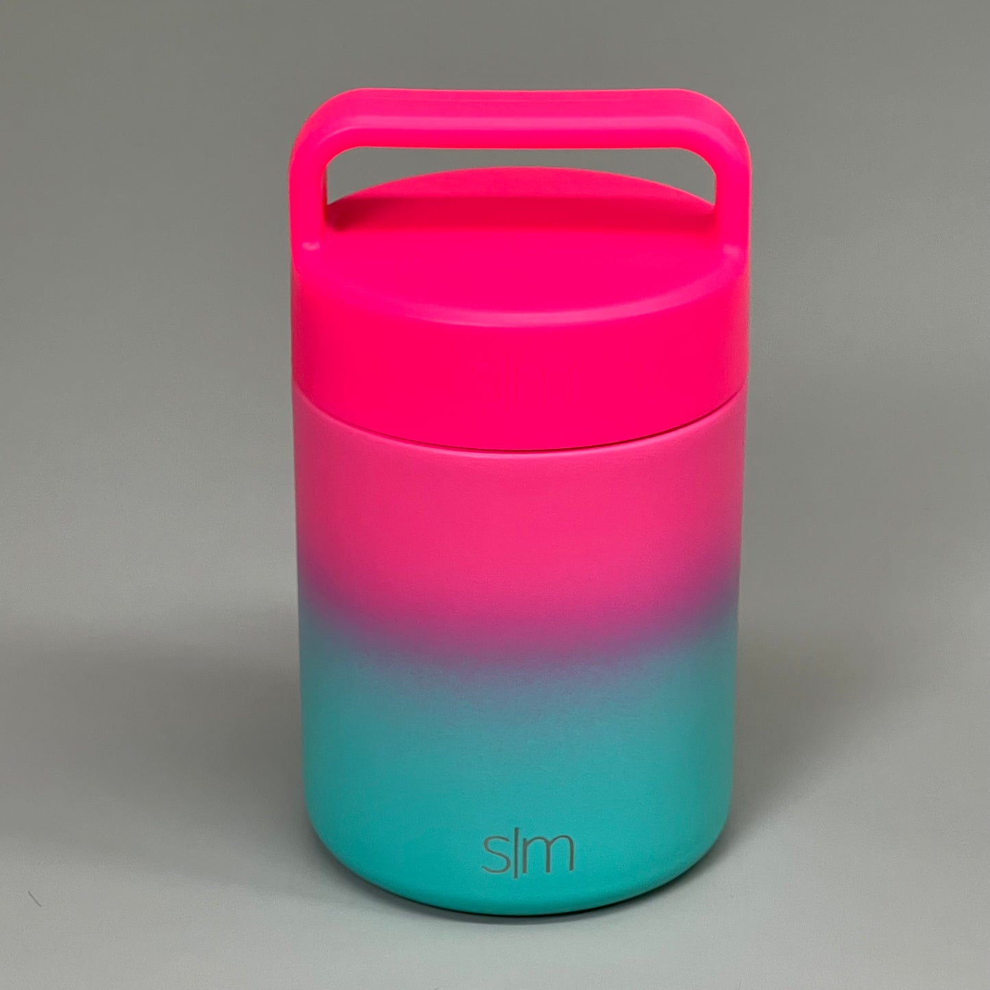 SIMPLE MODERN Food Jar w/ Handle Lid Double Wall Insulated 12 oz Ombre Sorbet