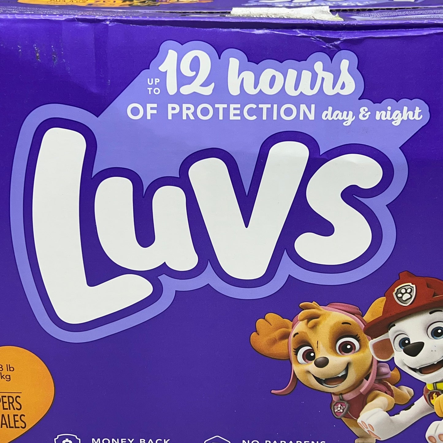 LUVS Paw Patrol Diapers 12 Hours Leak Protection Sz 3 132 Diapers New Other