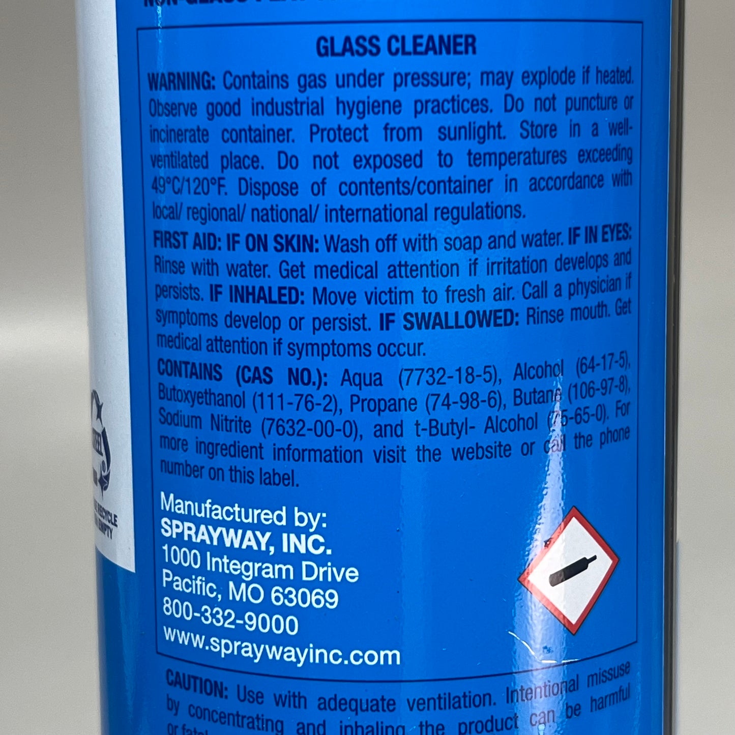 ZA@ SPRAYWAY (2 PACK) Streak-less Foaming Glass Cleaner Ammonia Free 19 oz SW-050
