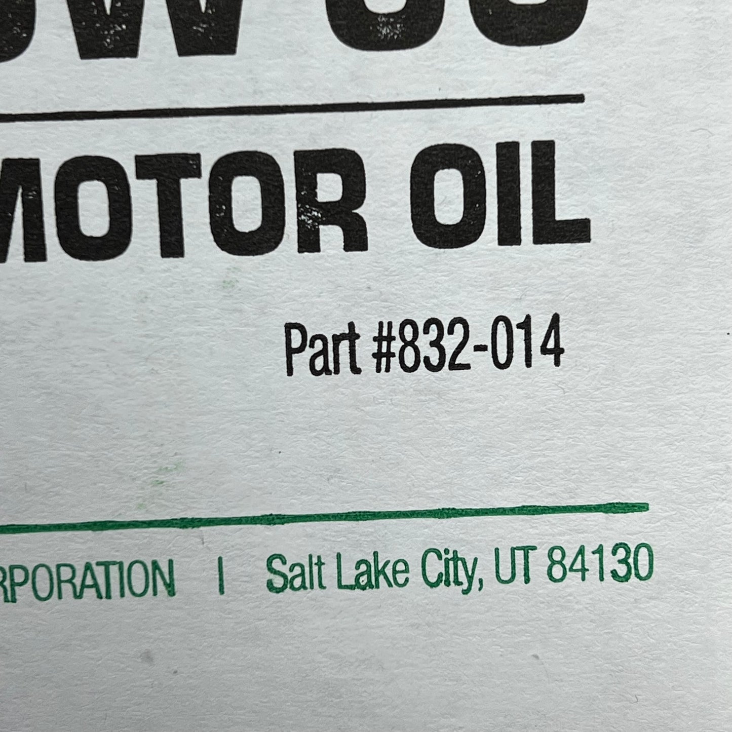 SINCLAIR (6 PACK) Durable Protection Synthetic Blend 5W-30 Motor Oil 1qt 832014