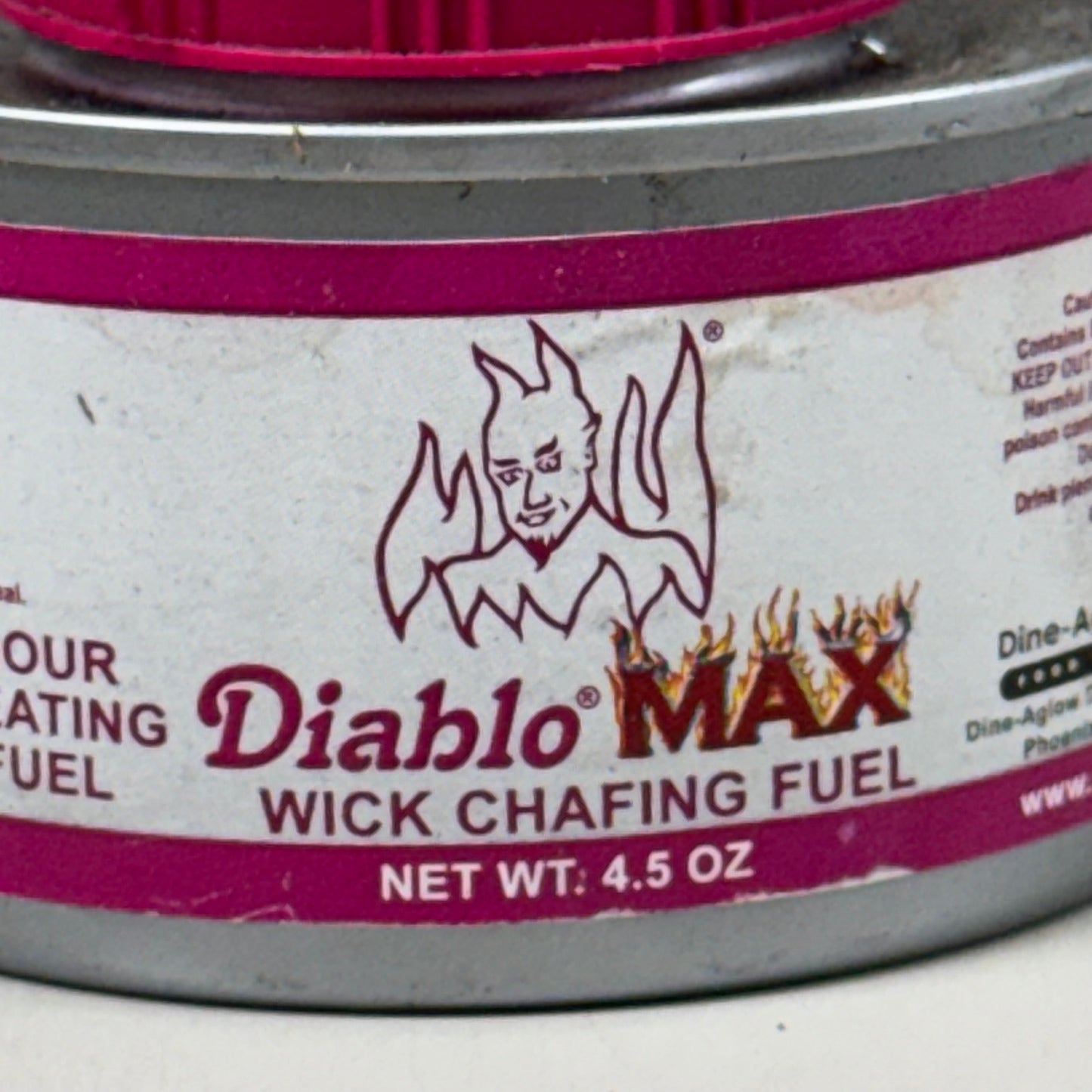 ZA@ DIABLO MAX (24 PACK) Wick Chafing Fuel 4.5 fl oz 2 Hr Heating Fuel As-is