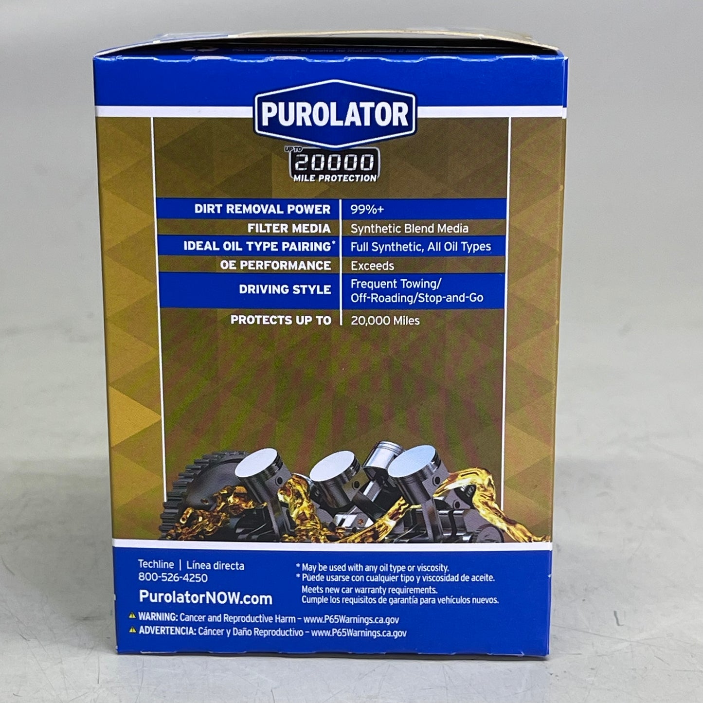 PUROLATOR (6 PACK) Maximum Protection Oil Filter 20000 Miles LX9972