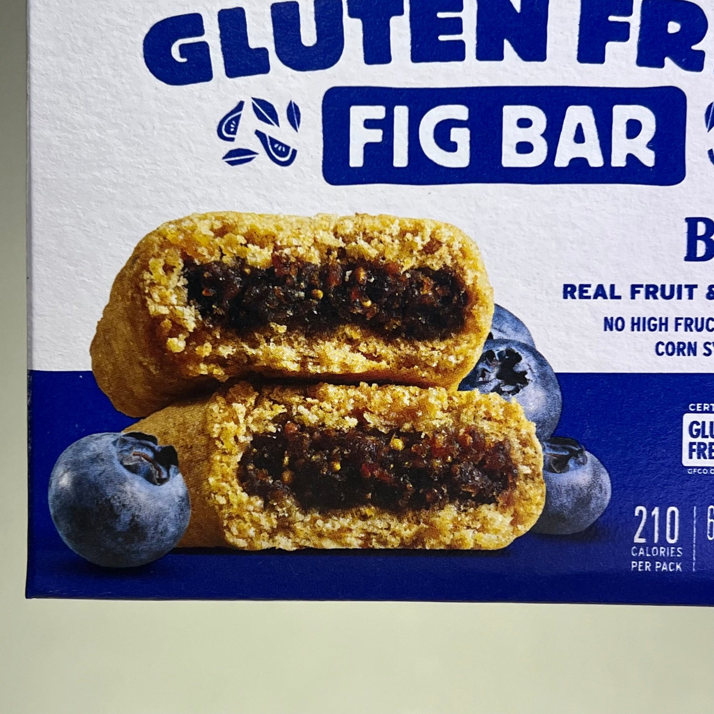 ZA@ NATURE'S BAKERY (6 BOXES, 6 BARS EACH) Blueberry Gluten Free Fig Bar BB 02/26 K
