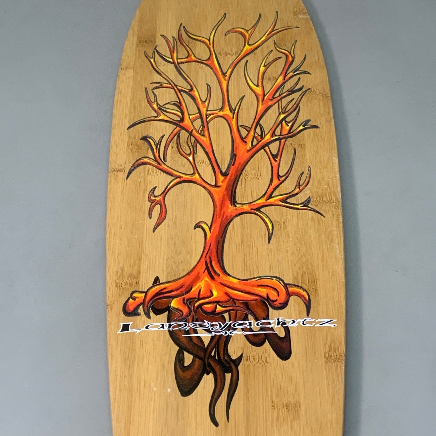 LAND YACHTZ Fire Tree Pintail Longboard Canadian Maple 36"x8.5" (New Other)