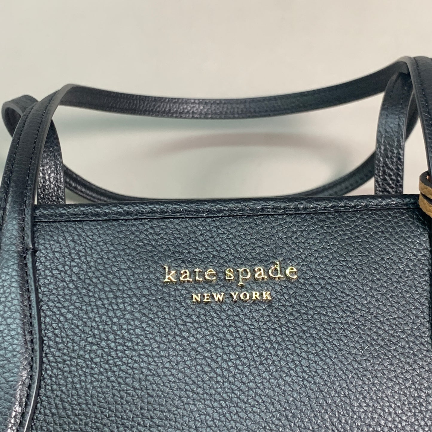 KATE SPADE Market Pebbled Leather Medium Tote Black Style No. K8638 (New)