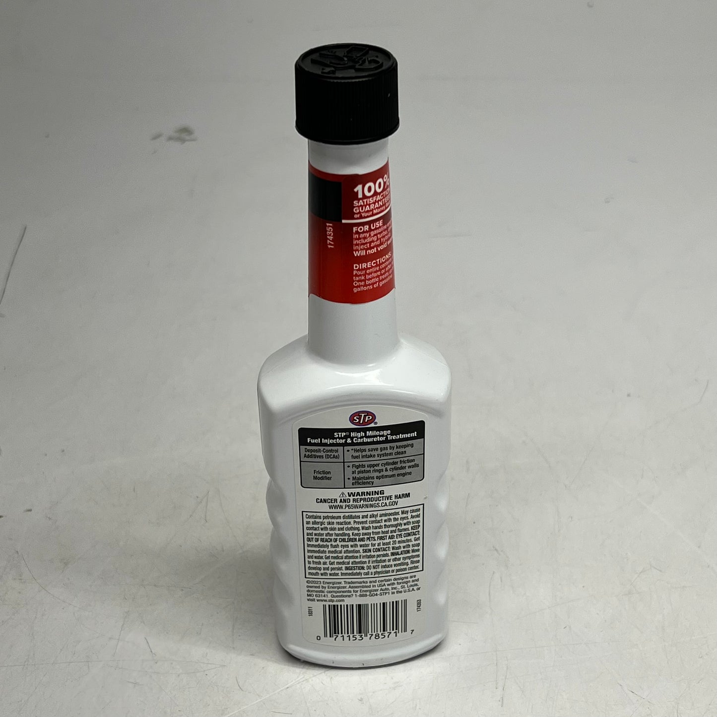 ZA@ STP (6 PACK) High Mileage Fuel Injector & Carburetor Treatment  5.25 Fl Oz 174352 D