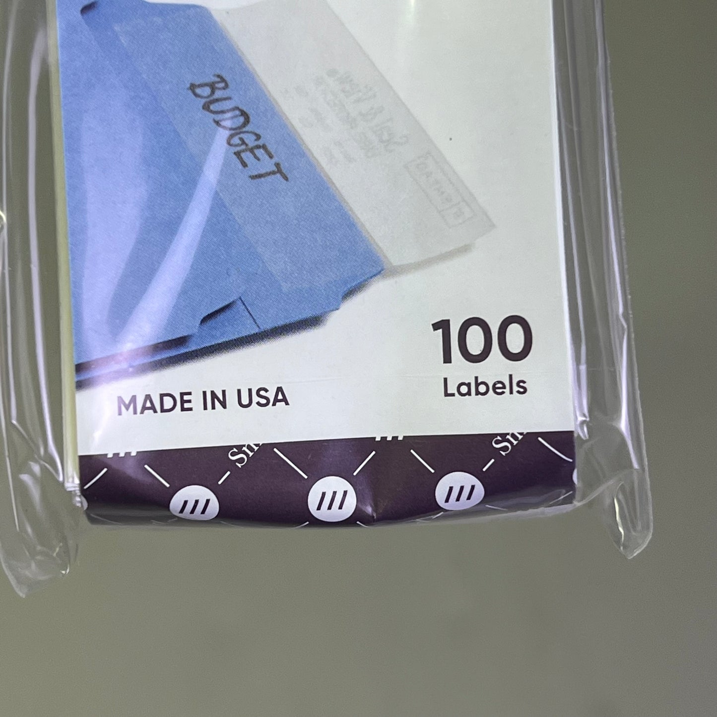 SMEAD (500 PACK) Seal & View Label Protectors 3-1/2" x 1-11/16" Clear  67600