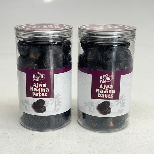 ROYAL PALM (2 PACK) Premium Vegan Dates Ajwa Madina Dates 400g BB 09/27