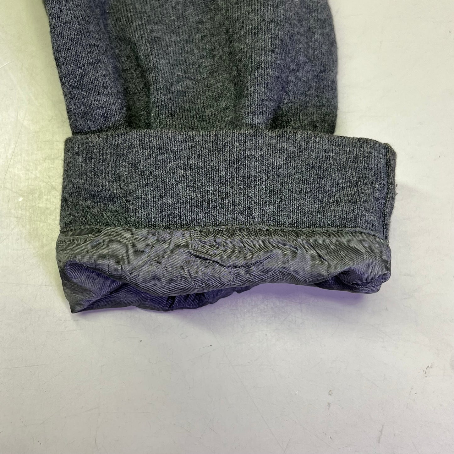 LANDS END CANVAS Jacket 100% Cotton Diamond Stitch Shoulder Men's Sz XL Grey