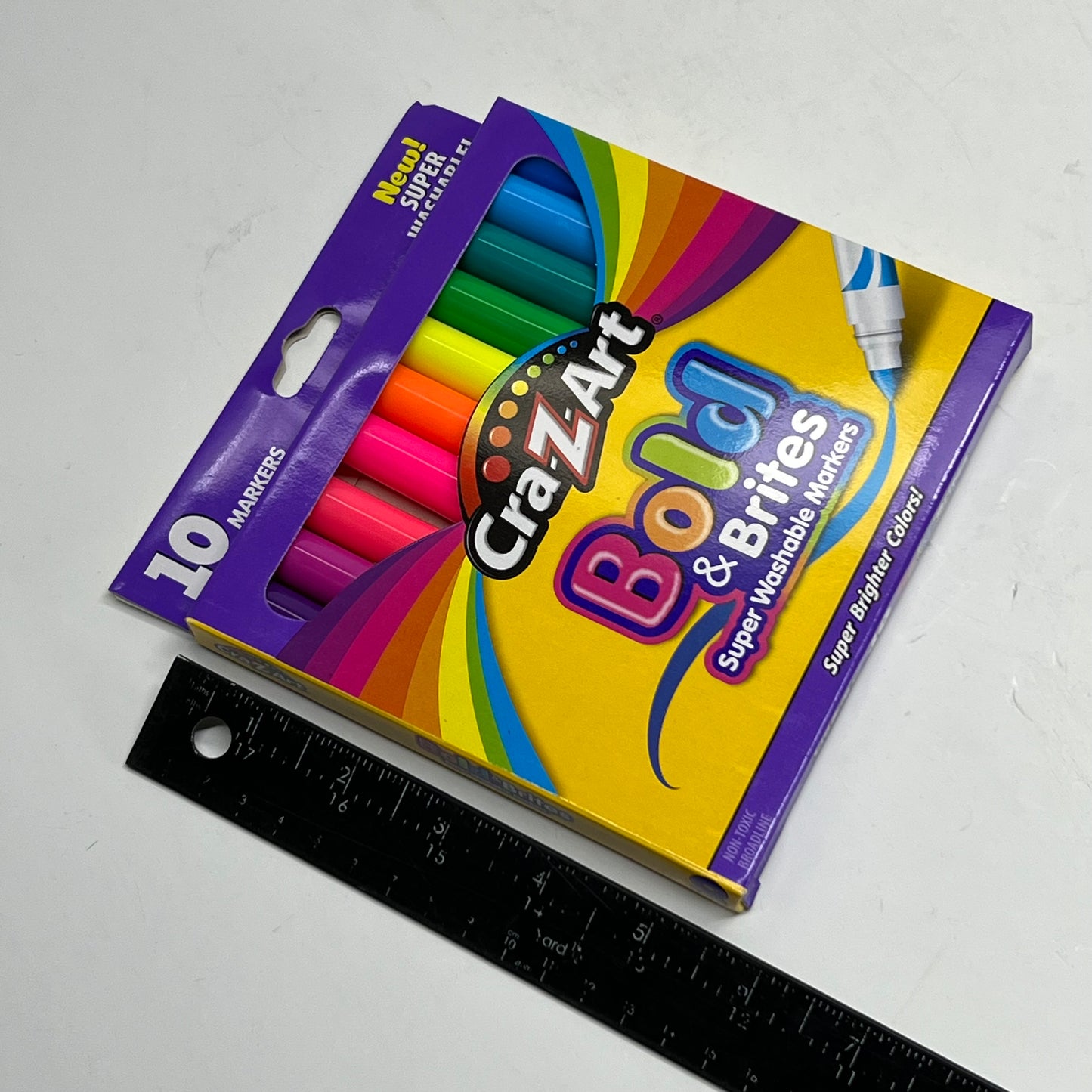 CRA-Z-ART (10 PACK) Bold & Brites Super Washable Markers 01329