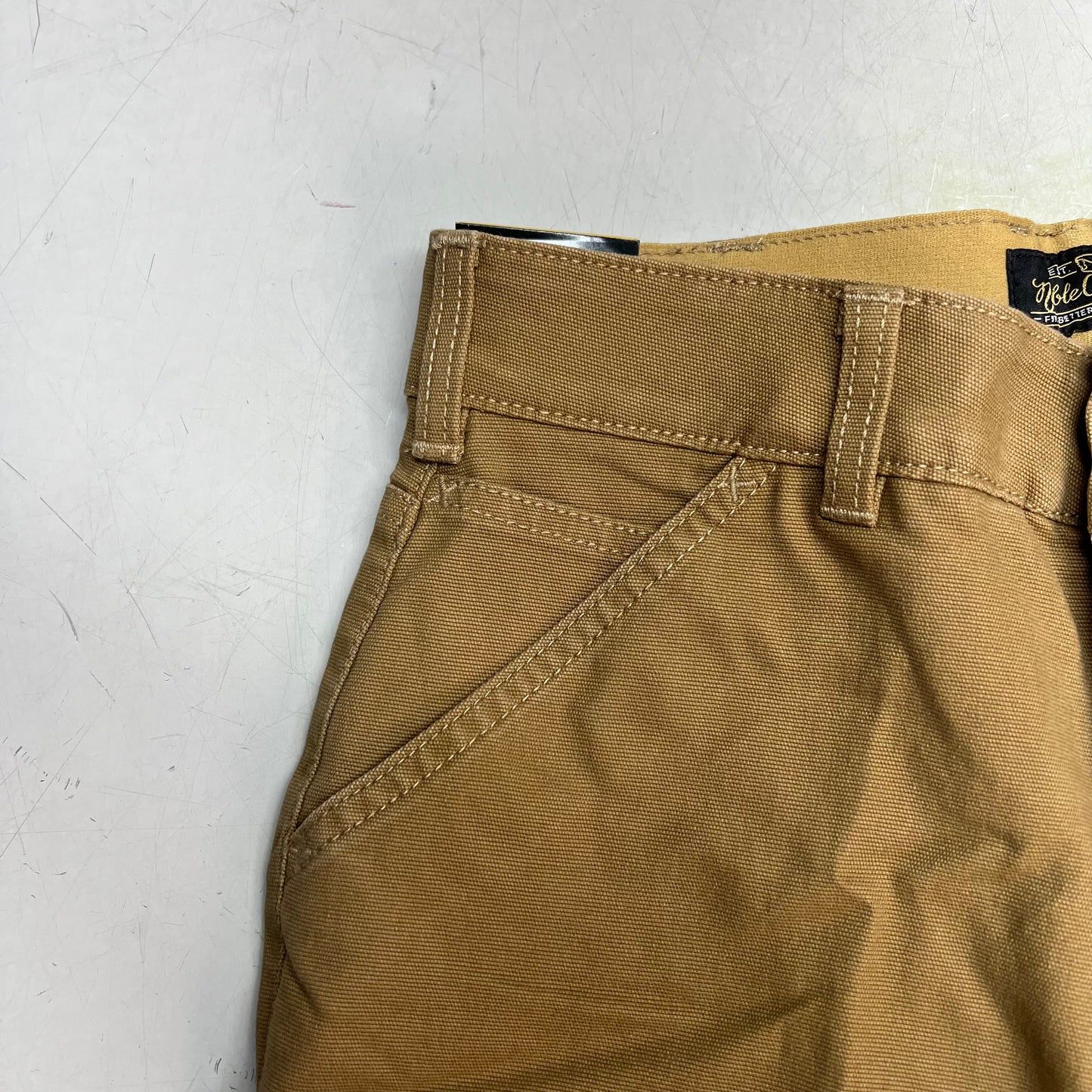 NOBLE OUTFITTERS Tug Free Utility Stretch Canvas Work Pant Women's Sz 12 Coyote