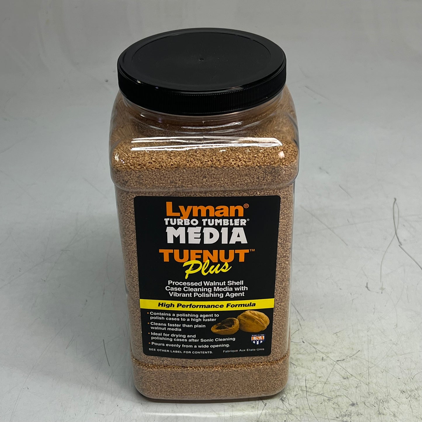 ZA@ LYMAN  Tufnut Plus Turbo Tumbler Media Shell Polishing Compound 5.75lbs 7631396