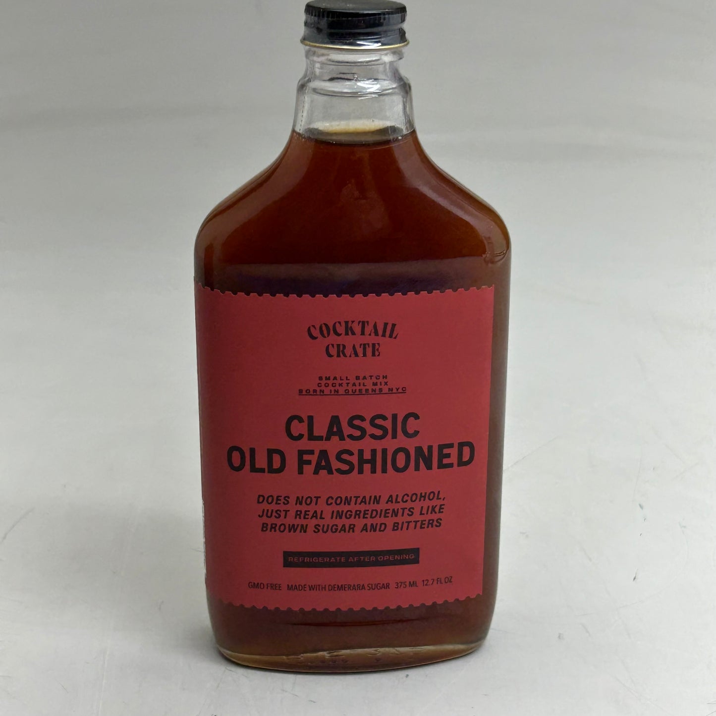 COCKTAIL CRATE (2 Pack) Classic Old Fashioned Drink Mixer 12.7FL oz Brown BB: 03/2028