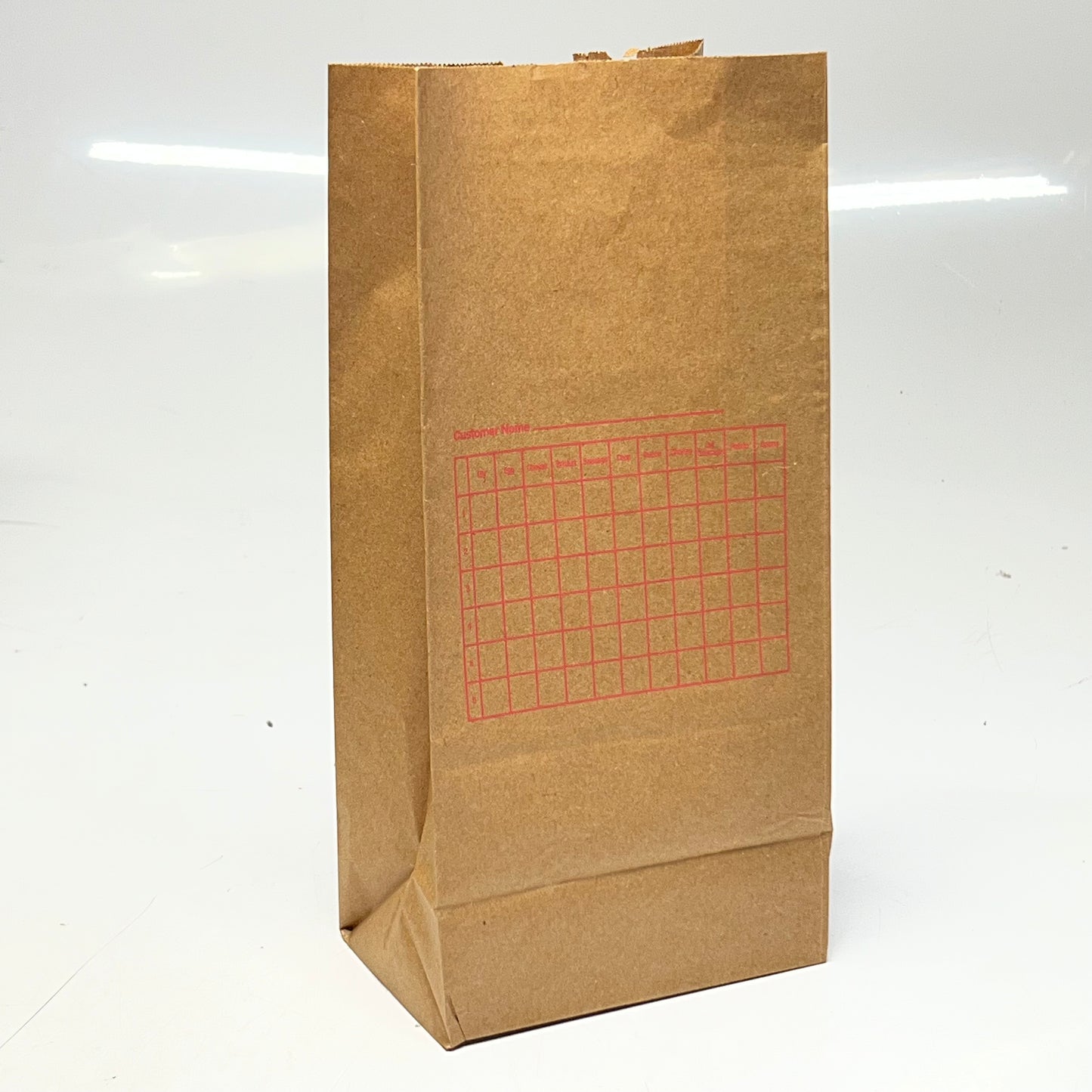 ZA@ RUDY'S (250 PACK) Paper Bag #8 Kraft 250 Pieces Sz 6"L x 4"W x 13"H Brown PB08RB