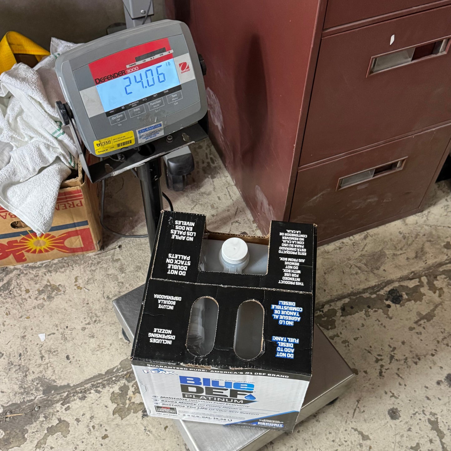 ZA@ PEAK Blue Def Platinum 2.5 Gal. Diesel Exhaust Fluid DEG002 (New) C