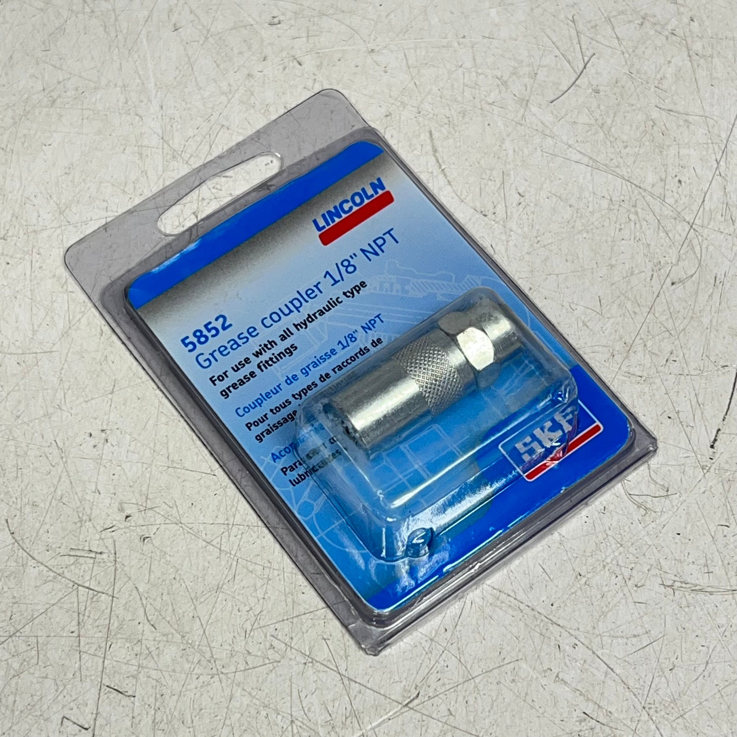 LINCOLN (3 PACK) Hydraulic Coupler 1/8" FNPT Fitting End 6000 Psi Max 5852