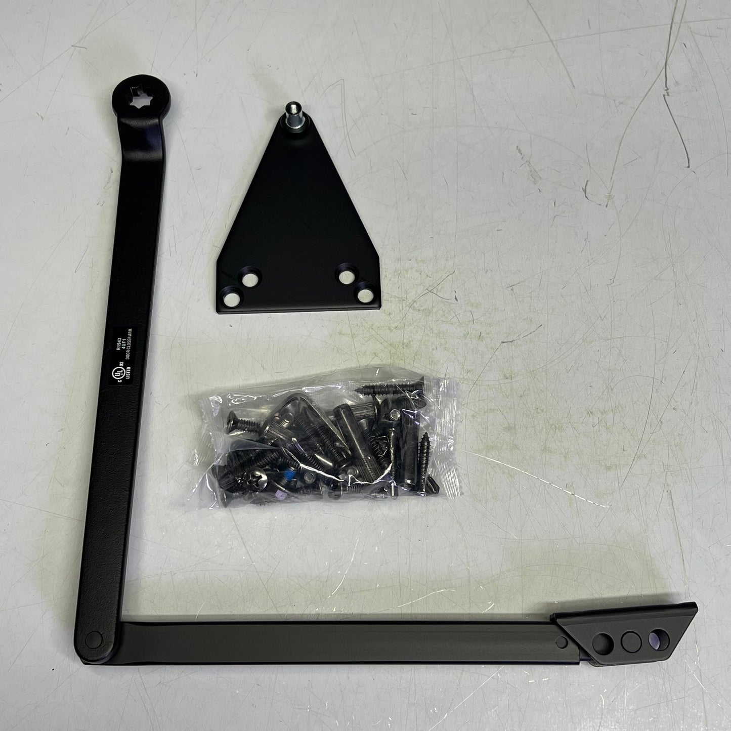 FALCON Rw/PA Door Closer Grade 1 Fully Adjustable Sizes 1-6 Matte Black SC81A