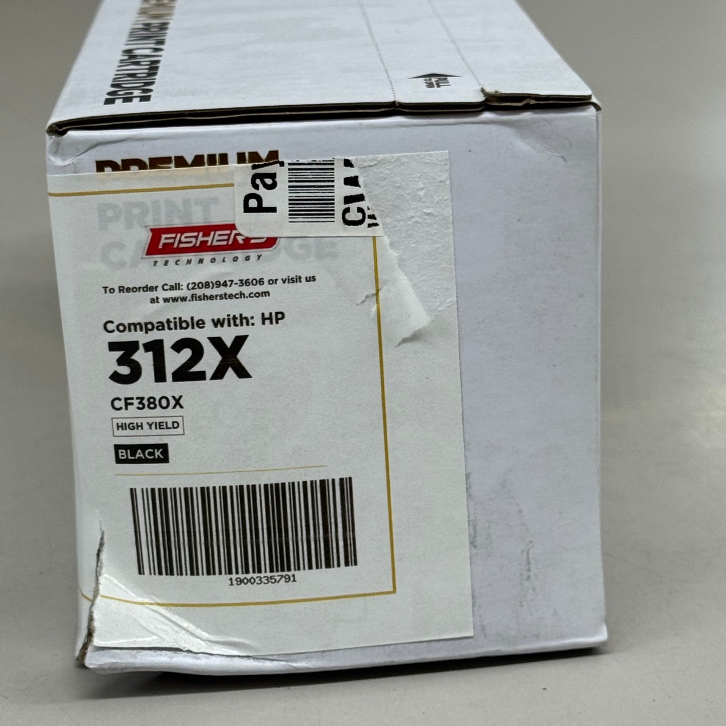 FISHER'S TECHNOLOGY  High Yield Premium Print Cartridge  Black CF380X (New Other- Distressed Packaging)