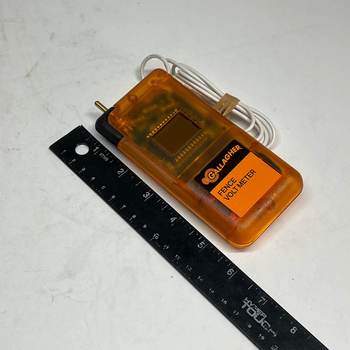 GALLAGHER Quick & Easy Digital Volt Meter For Ground Performance Orange G5030|14