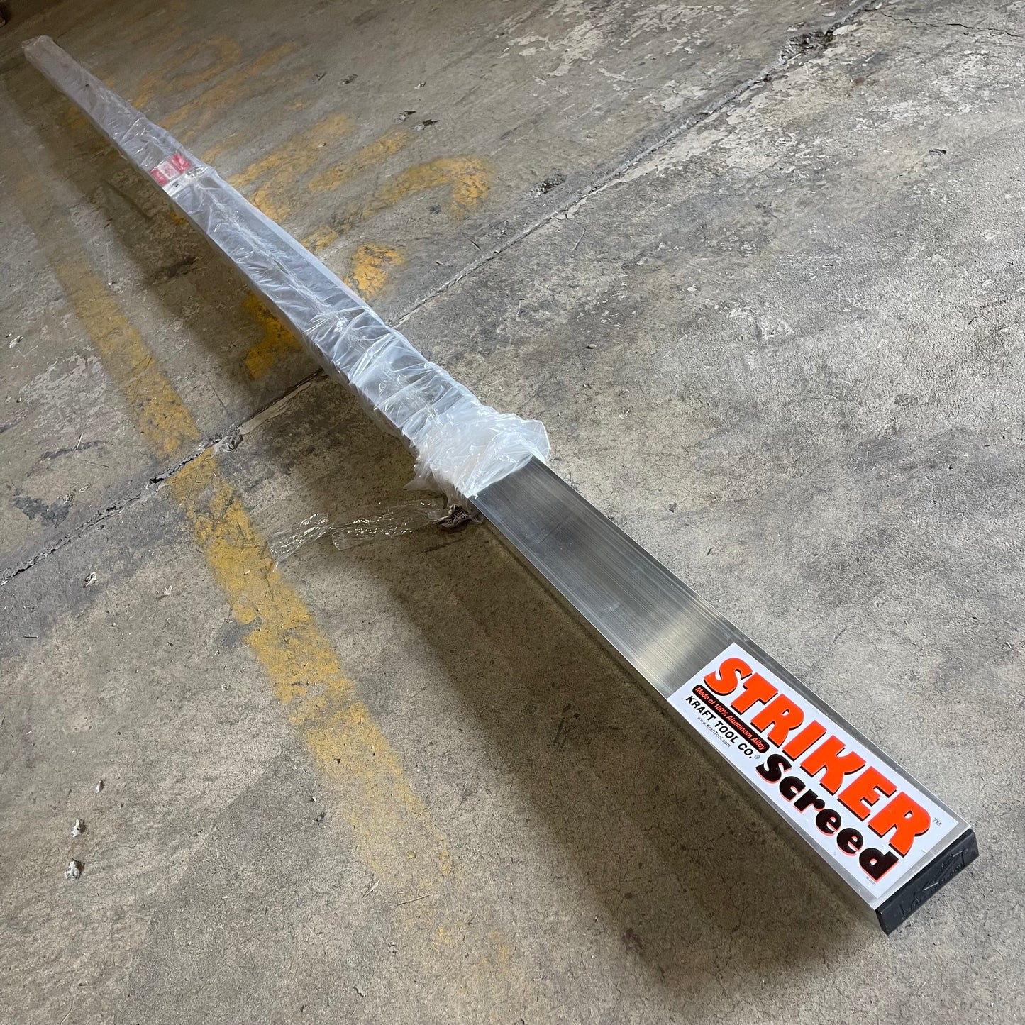 KRAFT TOOL CO. Striker Screed 168”x3-1/2”x1-1/2” ALUMINUM CC612AL