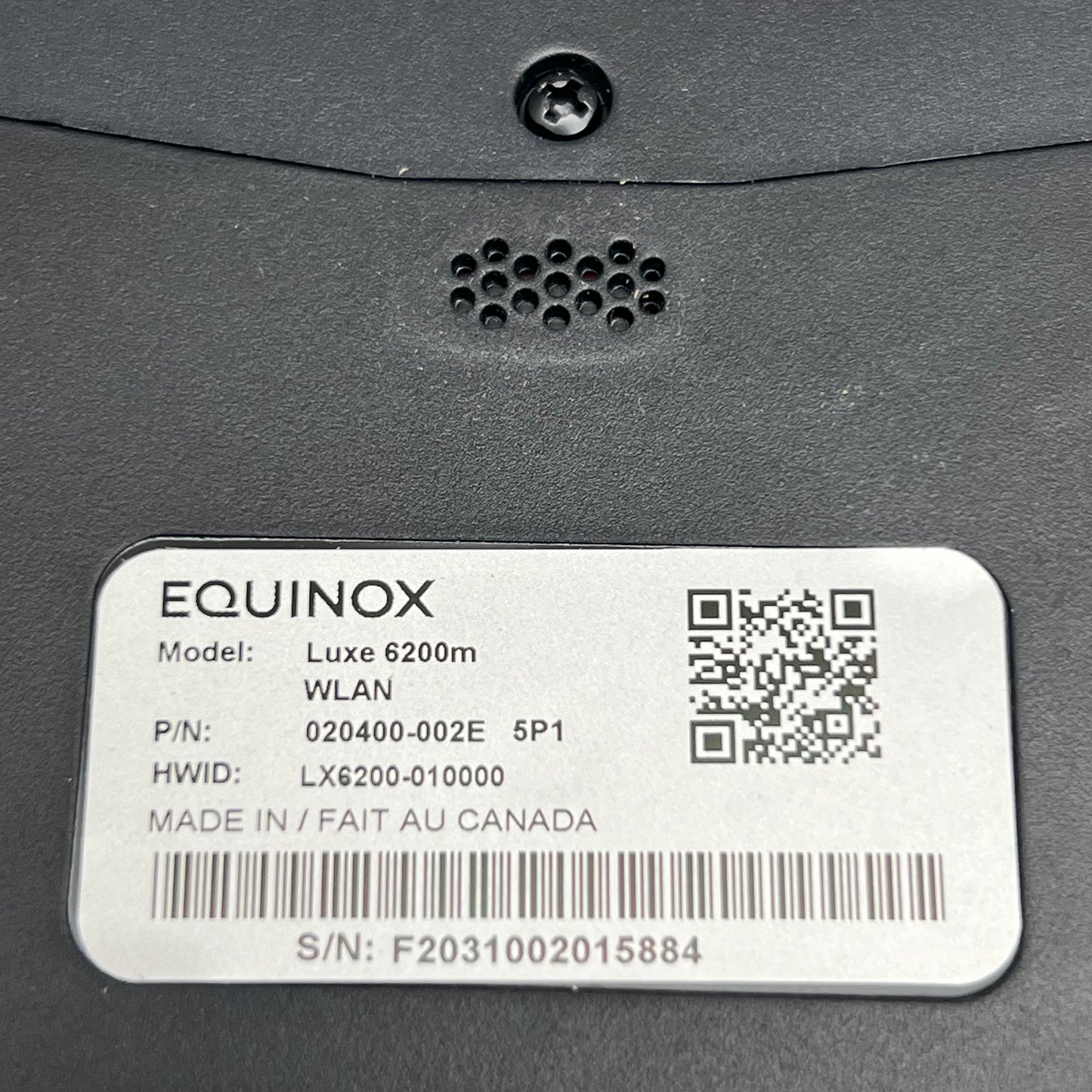 EQUINOX Luxe 6200m WLAN Handheld Credit Card Reader A10400-211E Black