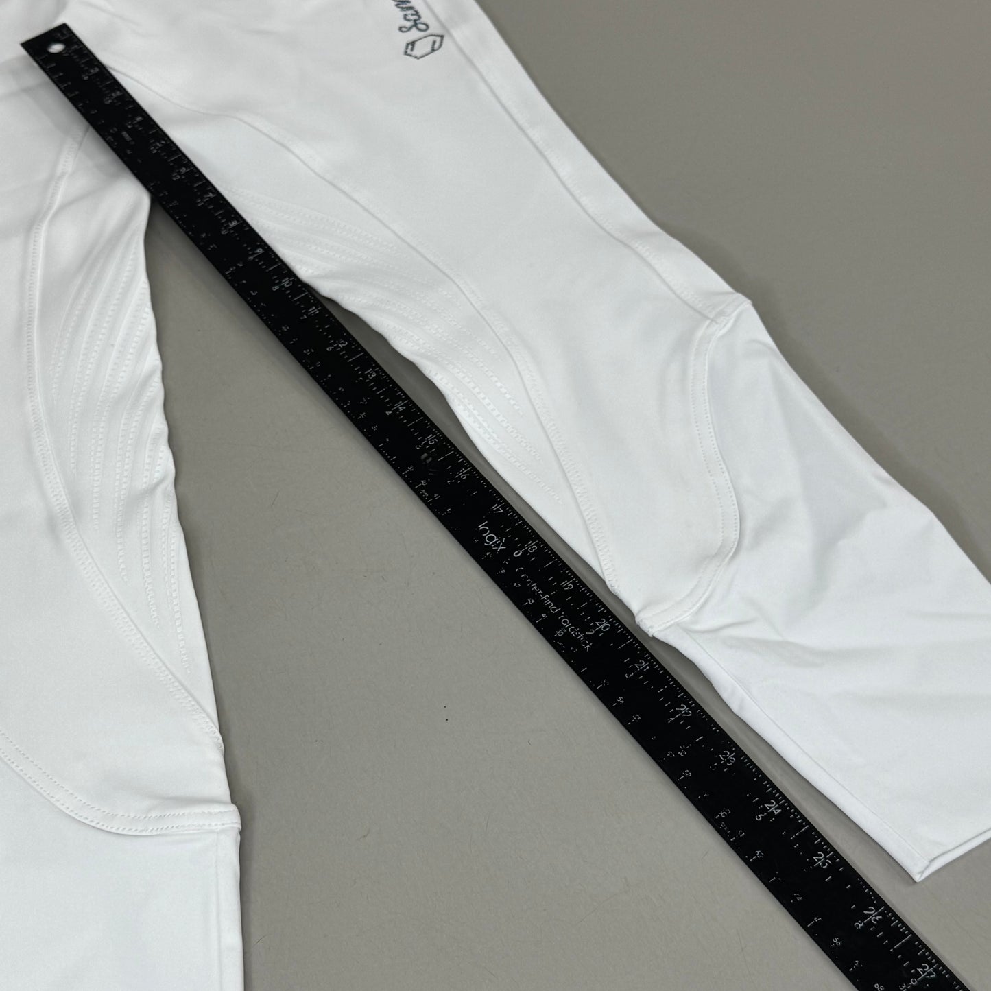 SAMSHIELD Adele Premium Equestrian Pants Women's Sz US 26, UK 8, FR 36 White Cosmic Nights