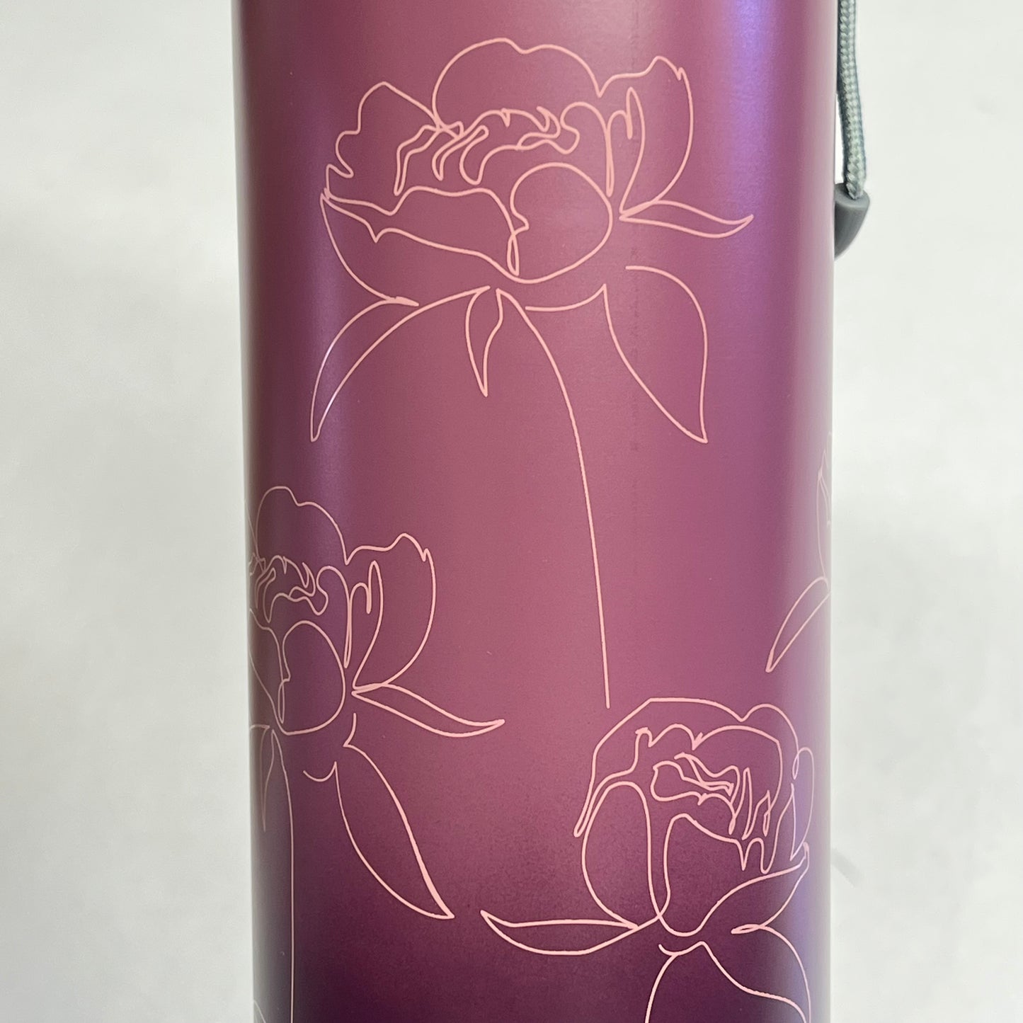 CHRISTIAN ART GIFTS Trust In The Lord Stainless Steel Water Bottle 24oz Plum
