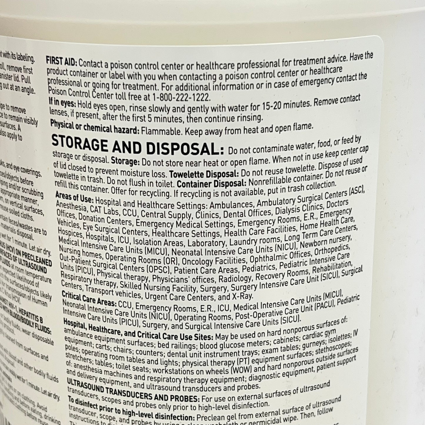 PDI (12 PACK, 160 EACH) Prime Sani-cloth Germicidal Disposable Wipe Lg BB 10/26