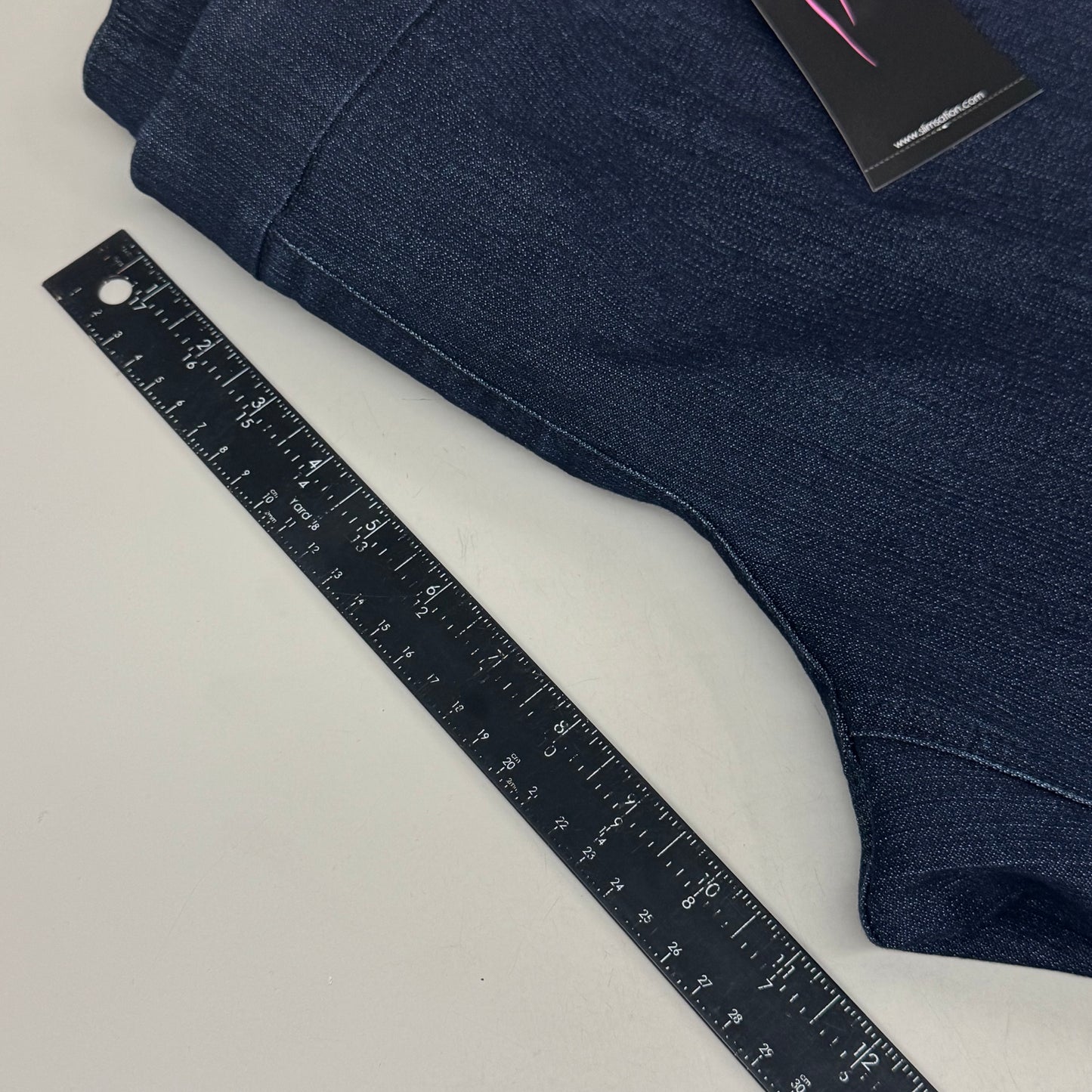 MULTIPLES Ankle Pants Petite Women's Sz 12P Denim M2523P