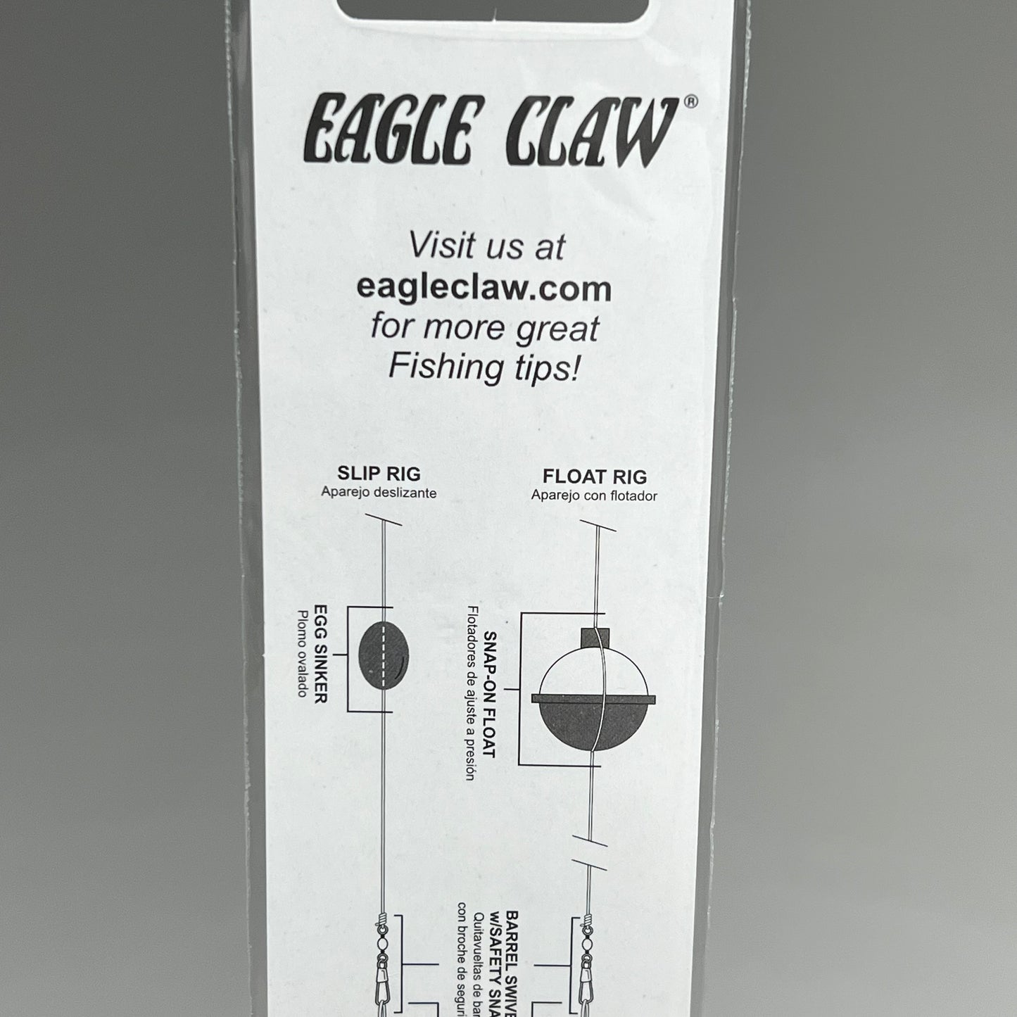 EAGLE CLAW(3 PACK) Medium Wire Baitholder Snell Worms & Chunk Red #8 6pc 391GE-8