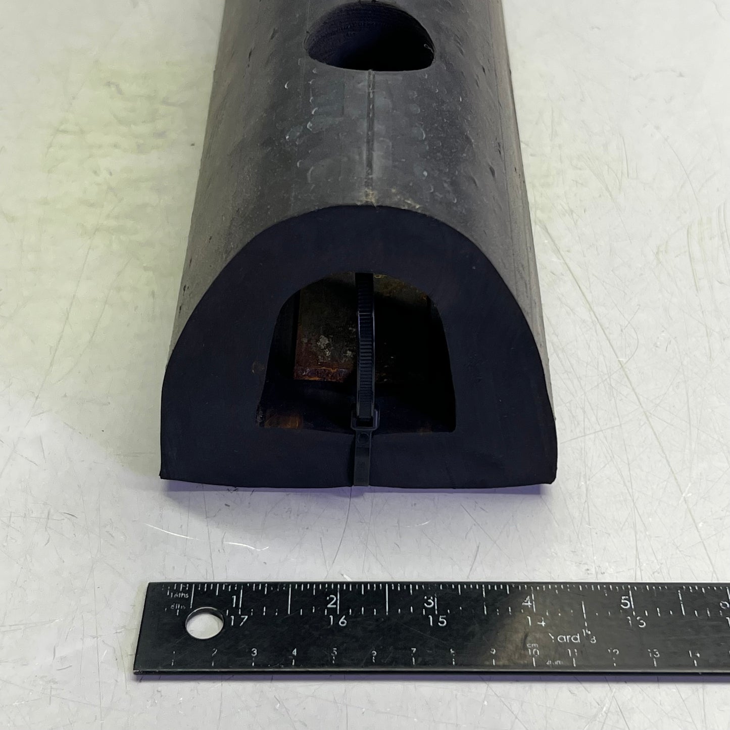Dock Bumper Solid Rubber Sz 18"L x 4"W x 4"H
