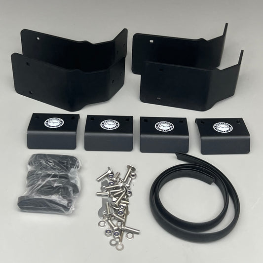 OVERLAND Vehicle Systems 22004020 Freedom Bar Mounting Kit (FBM2) 4 Pieces Black-Gutter Mount DMGD Box