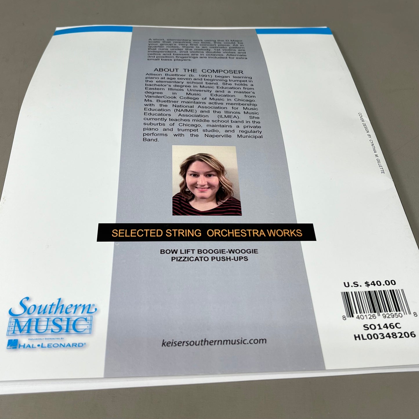 SOUTHERN MUSIC Pizzicato Push-Ups by Allison Buettner Beginner String Orchestra