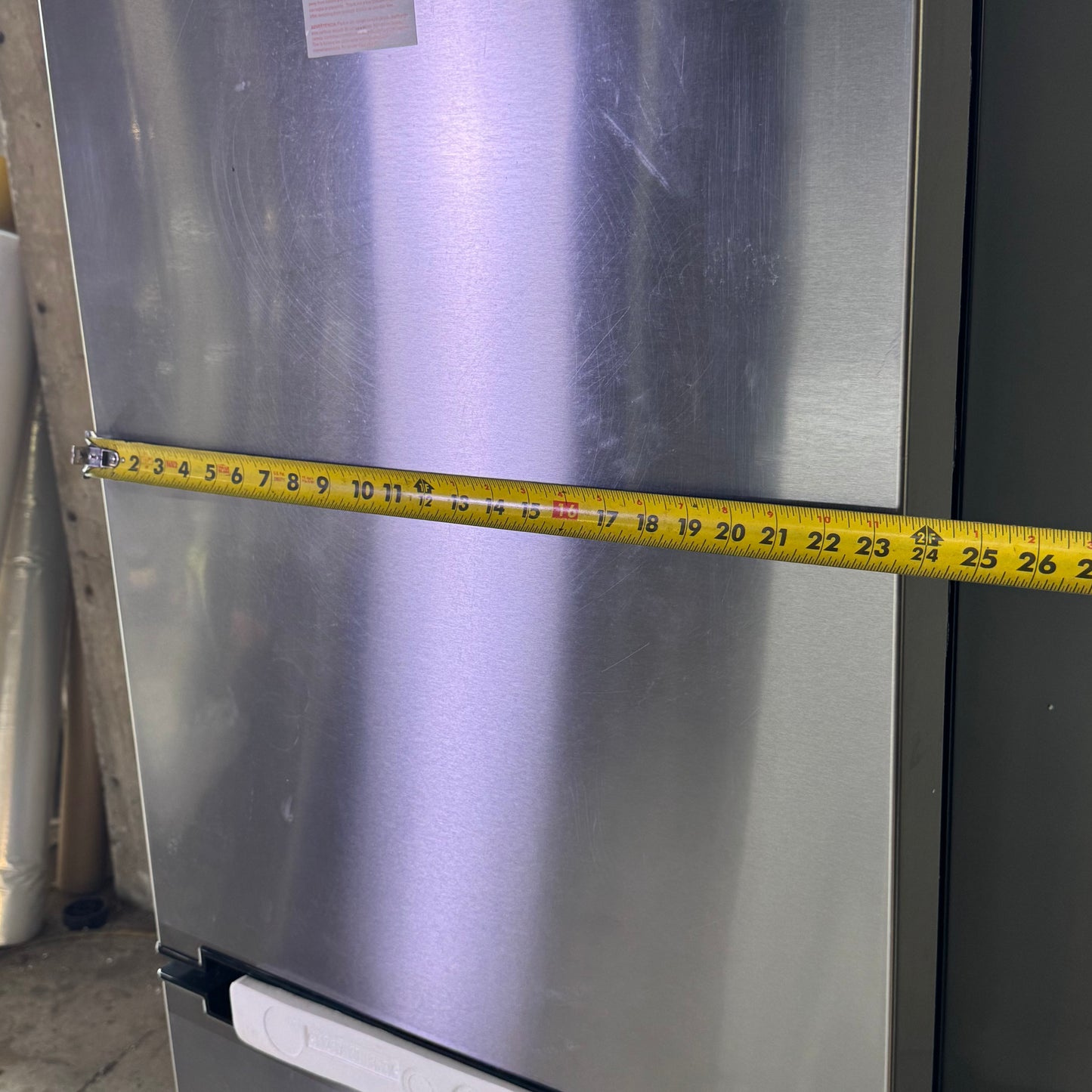 PROFILE RV Refrigerator w/ Freezer Sz 23.6" x 26.6" x 60.4" - PBV10RSTBSS