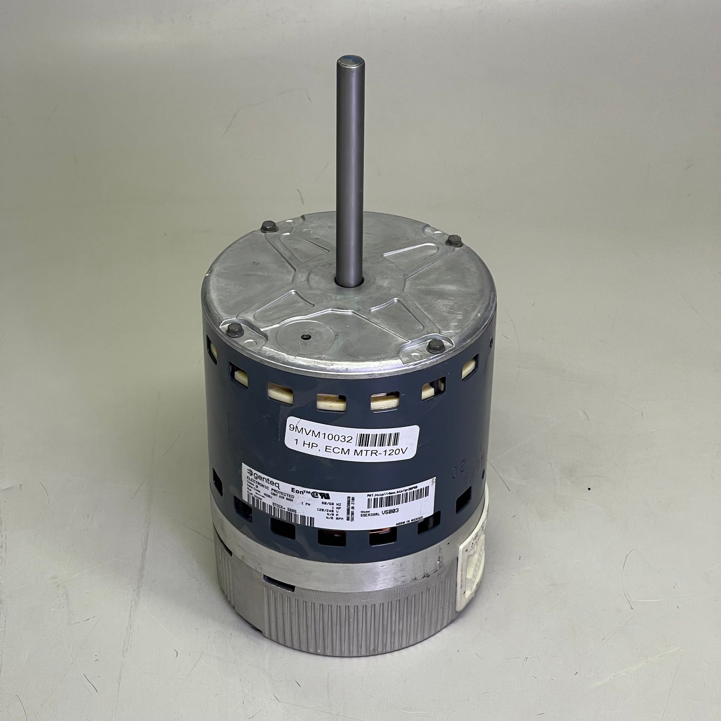 GENTEQ Drive Blower Motor 120/240V 60HZ 1PH 1HP Dark Blue & Silver 5SEA39RL V5003