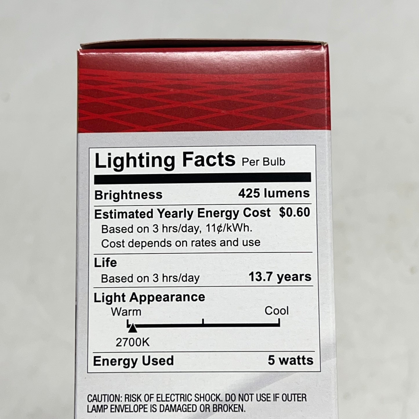 SATCO (6 PACK) Edison Style Bulb 5W LED ST19 2700K Warm White/Clear Glass S21360
