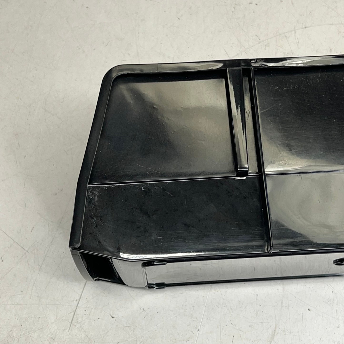 IRIS  Plastic Slim Organizing Bins Modular Stacking  13"Lx6"Wx5"H Black 585573