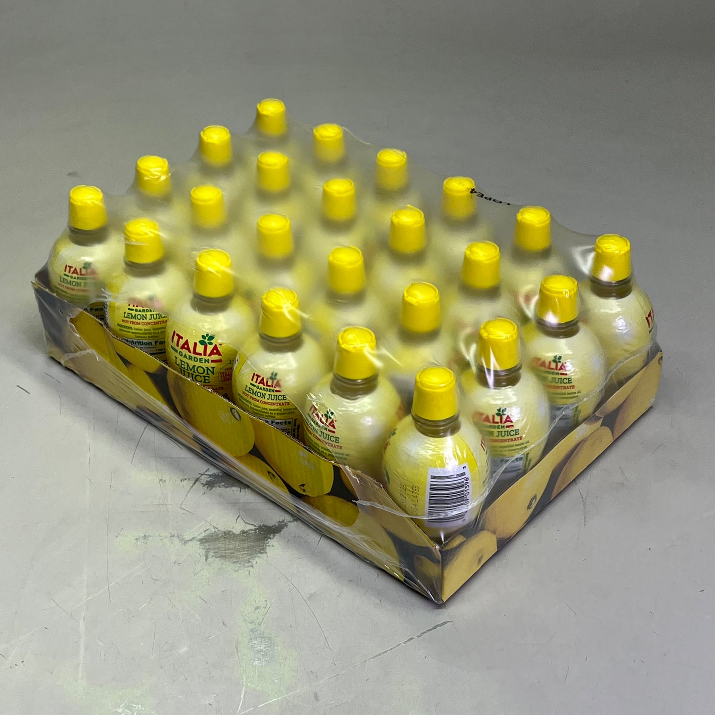 ITALIA (24 PACK) Garden Lemon Juice From Concentrate 4oz 24 Servings BB 12/25