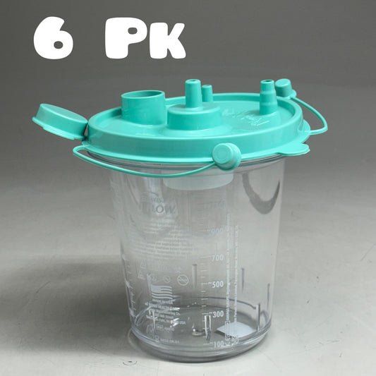 BEMIS (6 PACK) Hi-Flow Suction Canister & Lid Teal